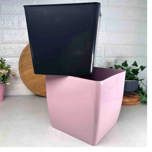 Вазон Квадро 22*22*21см низький фрезія Алеана Житомир