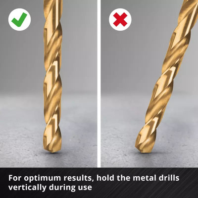 Набір свердл Einhell по металу 19шт, 1-10мм, кейс (427019) Вінниця - фото 8