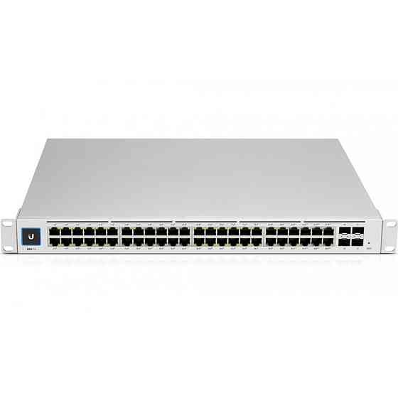 Комутатор Ubiquiti UniFi USW-48 (48xGE, 4xSFP, 1.3" touch LCM, L2) ( 4000 г ) Харків