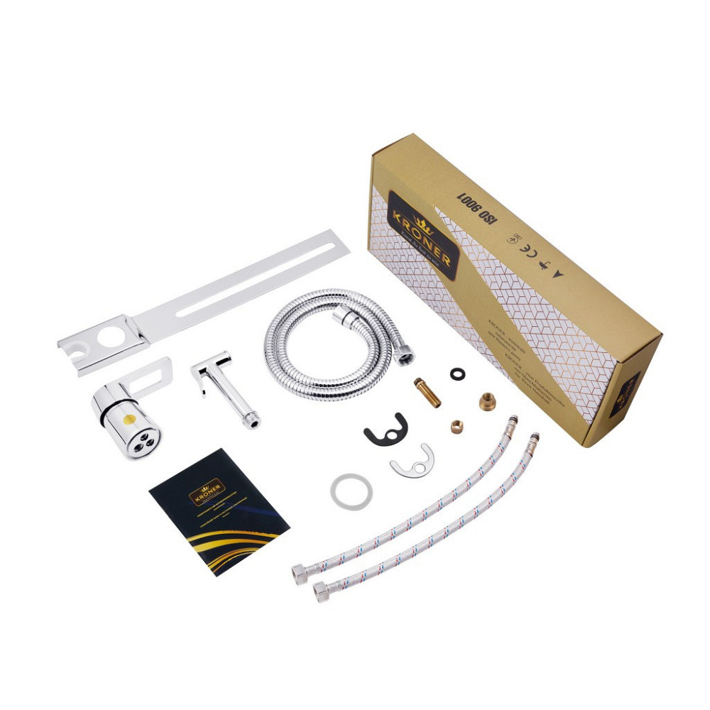 Смеситель-приставка для биде Kroner KRM Zenda - C025 Киев - изображение 6