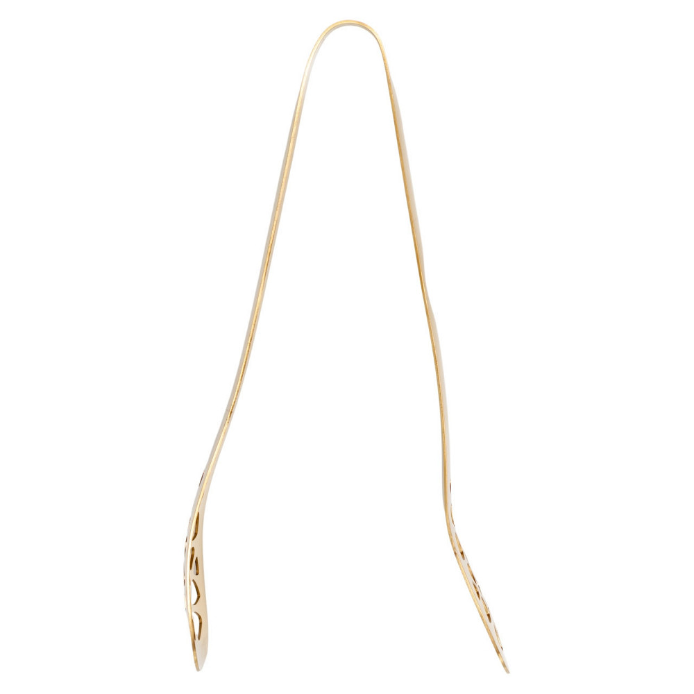 Кухонні щипці металеві для м'яса та риби Золотисті Київ - фото 1