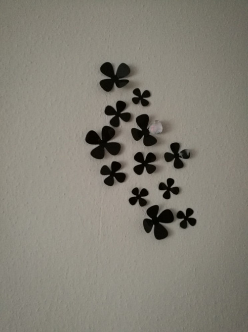 Декор квіточки чорні Київ - фото 3