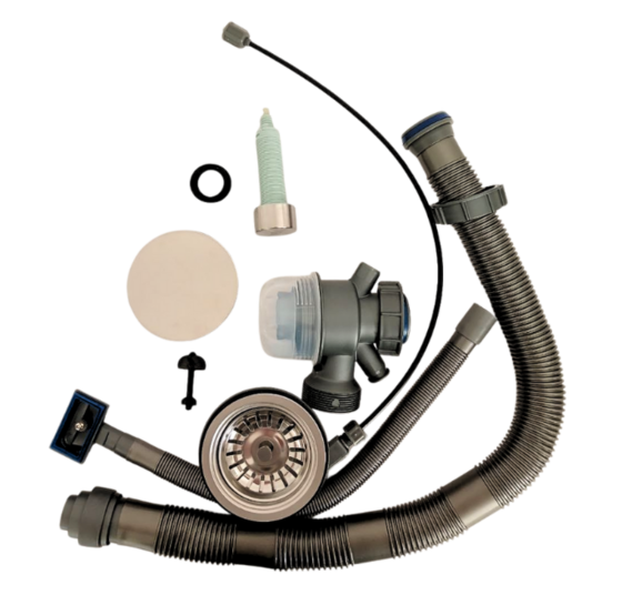 VALESO Мийка кухонна сатин Valeso Handmade "Водоспад" (ДЕКОР) 75х45DF Киев