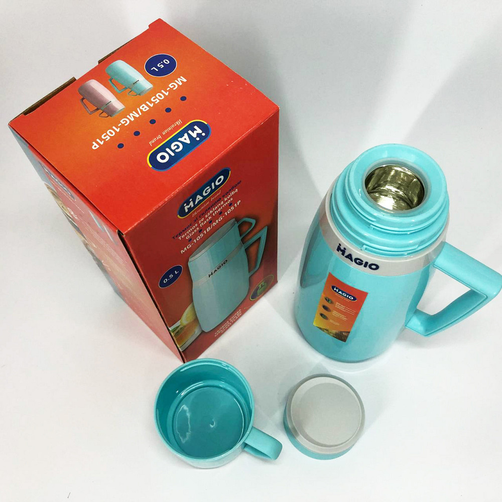 Чашка-термос для кави Magio MG-1051B 500 мл, Туристичний термос для холодних і гарячих напоїв FY-10 Львів - фото 10