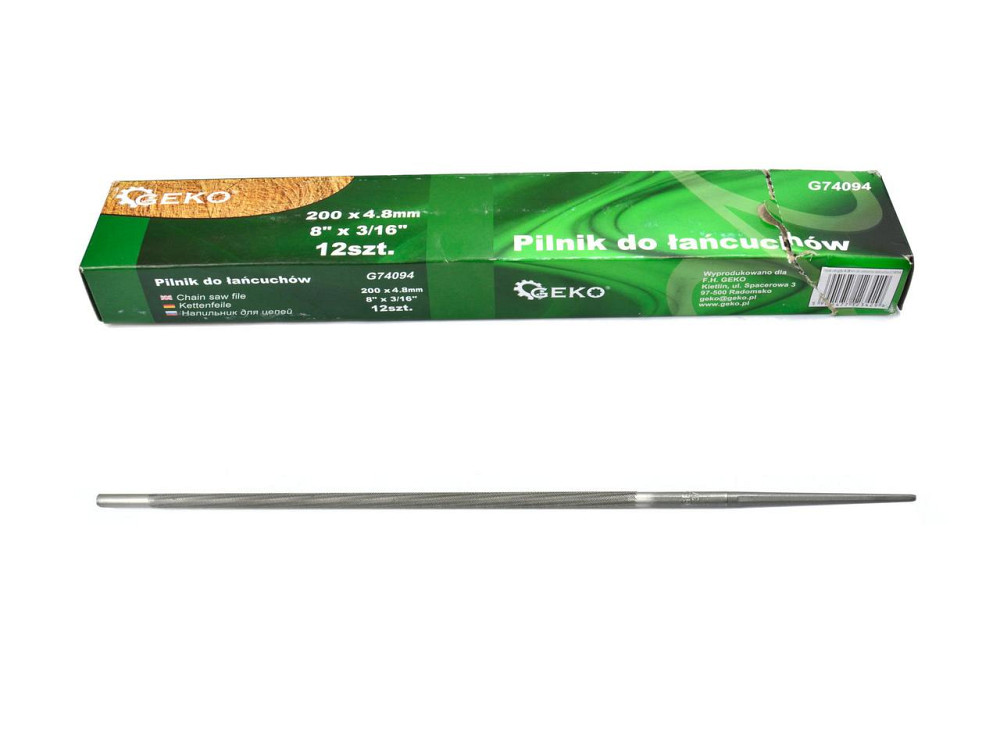 Напилок заточки ланцюгових пил "GeKo" 4,8 мм Київ - фото 1