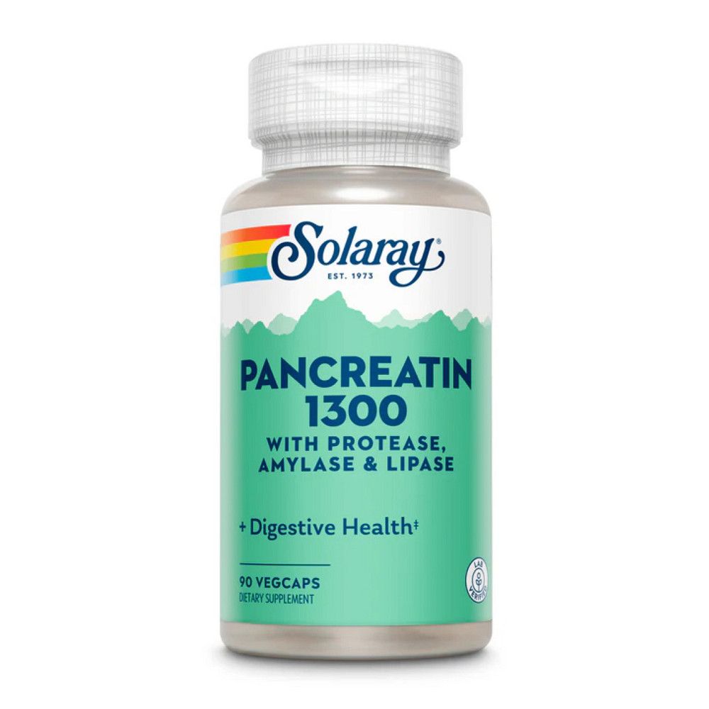 Панкреатин Solaray Pancreatin 1300 Digestive Enz 1300mg 90 veg caps Киев - изображение 2