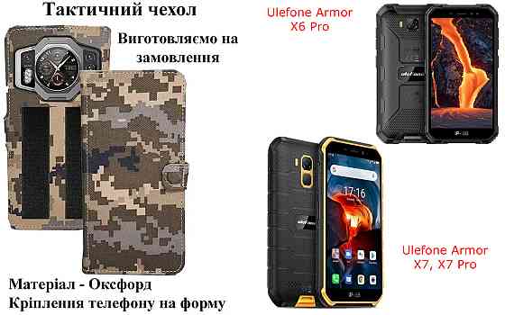 Тактический чехол для Samsung Galaxy A13, Galaxy A14, крепится к снаряжению на липучке Киев