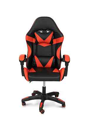 Крісло геймерське Слім, чорний/червоний Київ