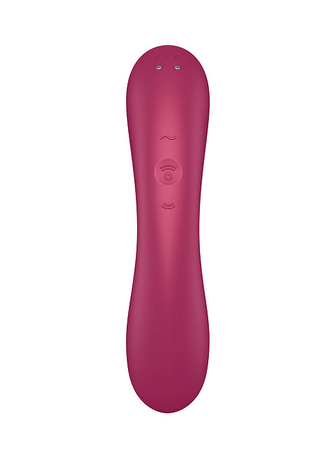 Вакуумный вибратор с тройной стимуляцией Satisfyer Curvy Trinity 1, бордовый Sex Aura Киев - изображение 6