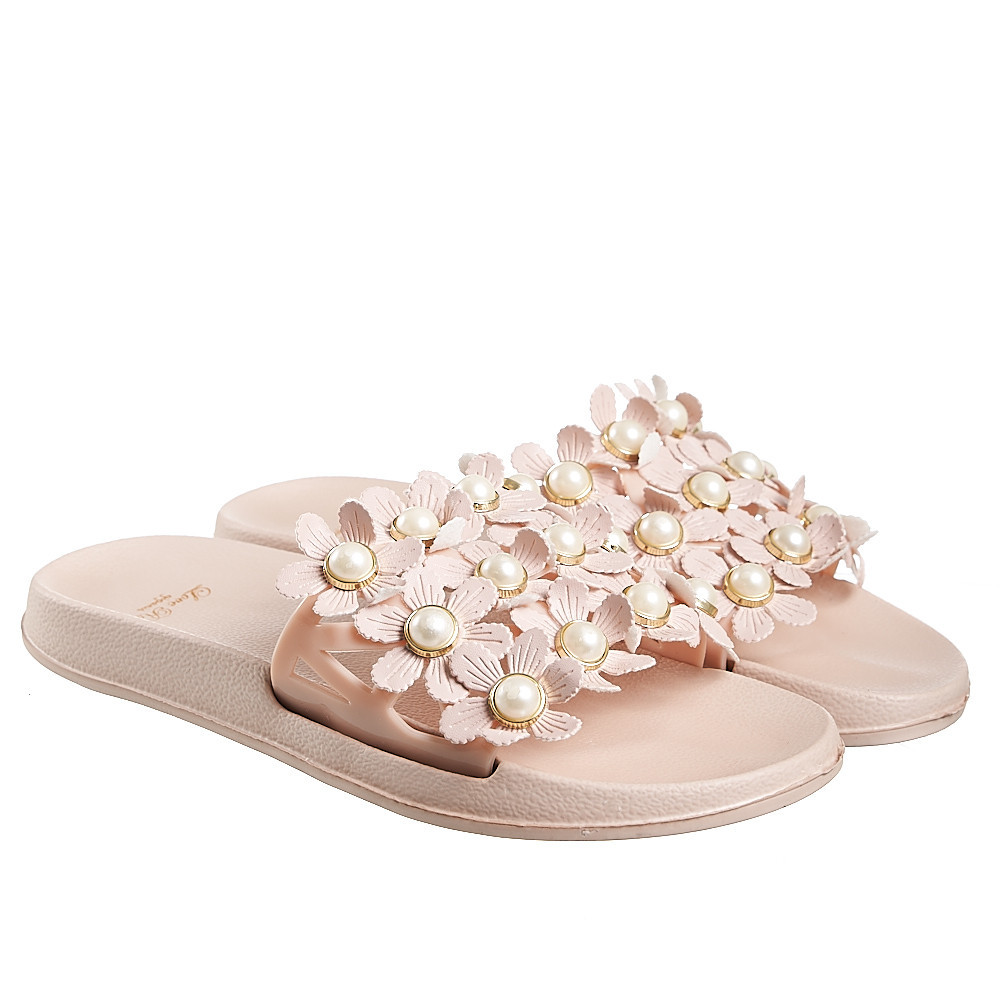 Шльопанці жіночі бежеві пудра розмір 36 37 38 Одеса - фото 1