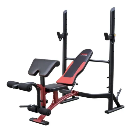 Лавка для жиму York Fitness Delta Pro 200 з стійкою для штанги та партою Скотта Київ