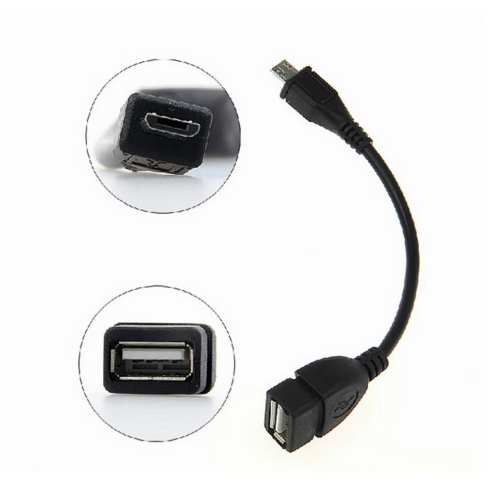 Адаптер USB OTG MicroUSB 14 см для флешок і периферії Київ - фото 3