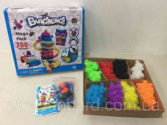 Конструктор липучка Bunchems mega pack 700 деталей Банчемс игрушка для детей 2075 Хмельницкий