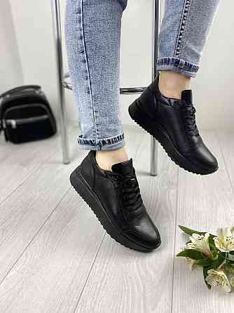 EMELI Кросівки жіночі EMELI 915/7 чорні (весна-осінь, шкіра натуральна) (2737) Коломия