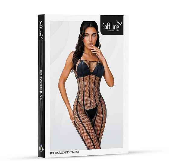 Бодістокінг - Bodystocking 214088, black - One Size Sex Aura Київ
