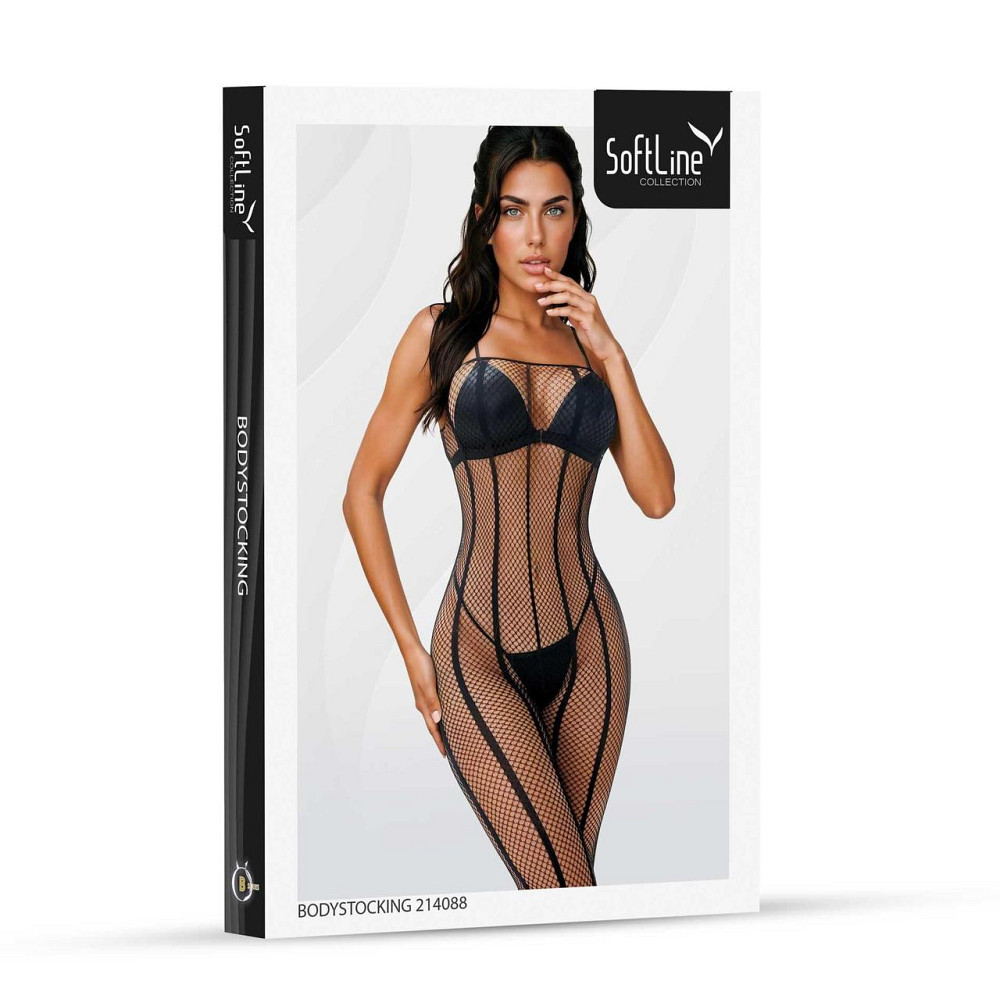 Бодістокінг - Bodystocking 214088, black - One Size Sex Aura Київ - фото 3