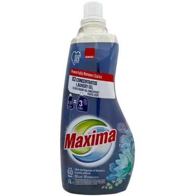 Гель для стирки Sano Maxima Blue Blossom Концентрированный 1.5 л (7290108356915) Винница - изображение 1