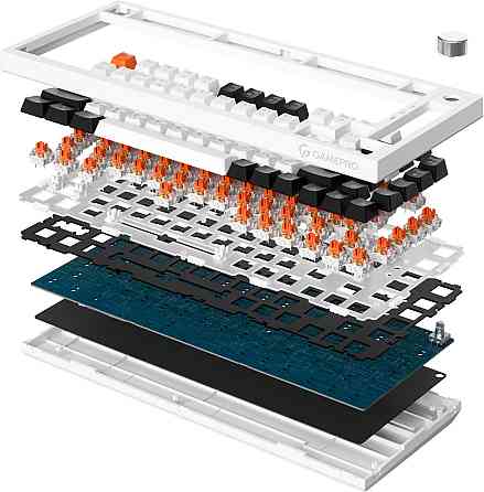Клавіатура бездротова GamePro Asgard Valhalla MK160W Pro White ( 17076 ) Харків