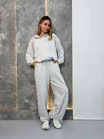 Женский стильный повседневный весенний костюм 100% хлопок Меланж Одесса