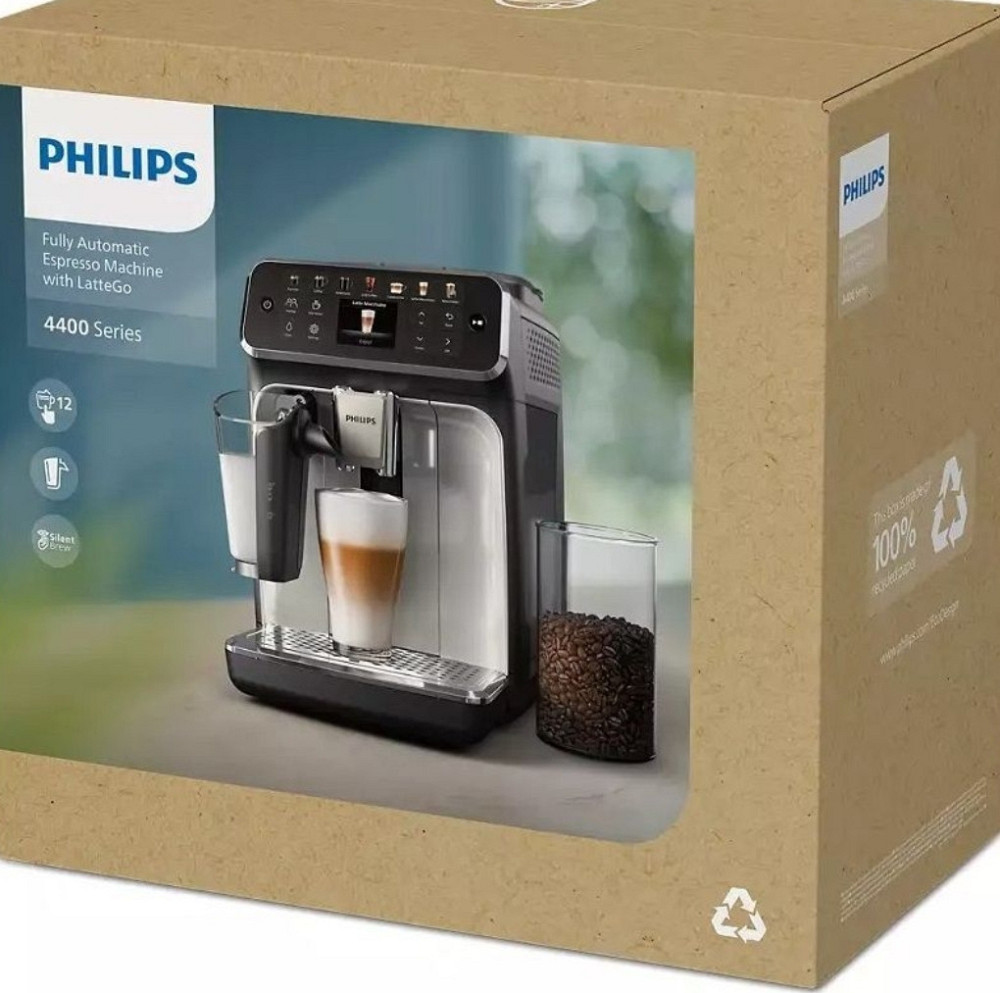 Кофемашина автоматическая Philips Series 4400 Latte Go EP4443/70 Киев - изображение 1