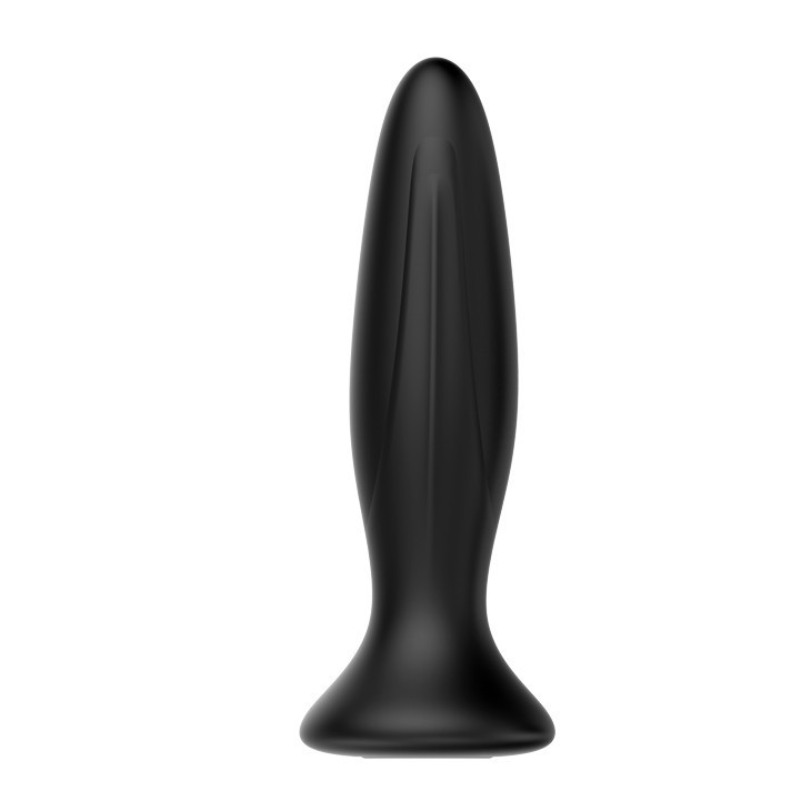 Анальная пробка силиконовая с вибрацией MR PLAY чёрная, 12.8 х 3 см Sex Aura Киев - изображение 3