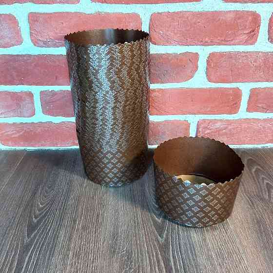 Форма для пасок 300–350 г d110×h85 мм Італійські паперові, 50 шт, для випічки Великодня Харків