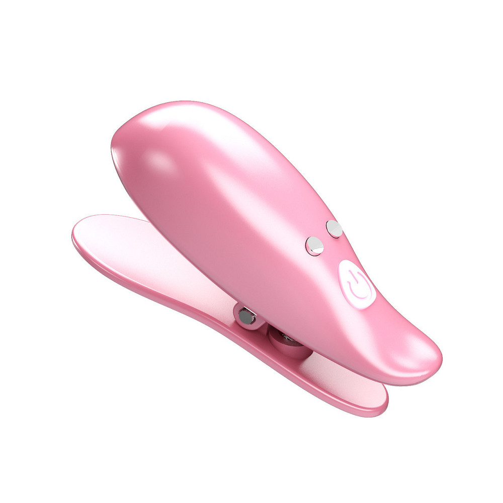 Вибростимуляторы-зажимы для сосков Pretty Love Leaf, розовые, 5.1 х 1.9 см Sex Aura Киев - изображение 6
