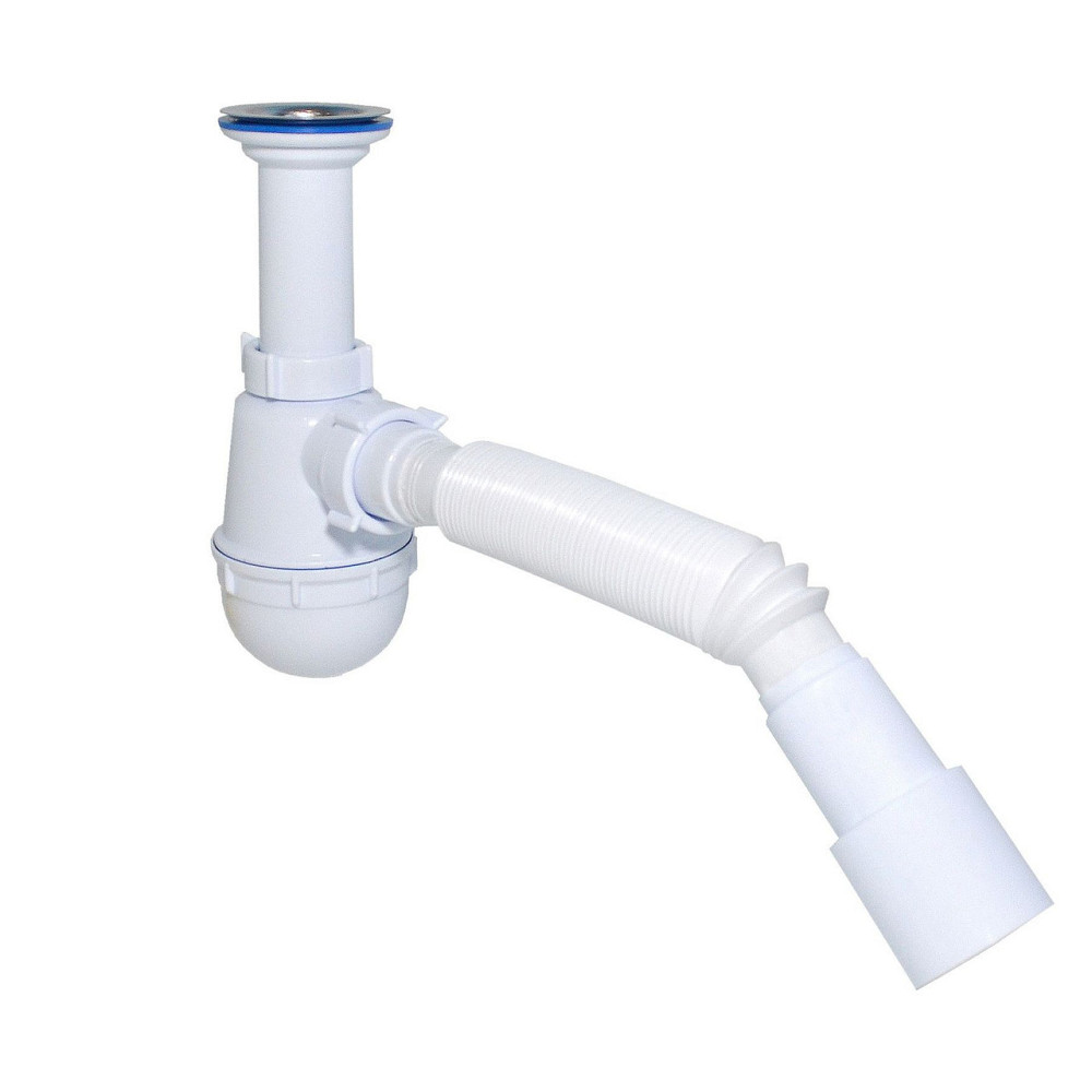 Сифон Waterstal А-40029 для миття 1 1/2" з гофрою Київ - фото 1