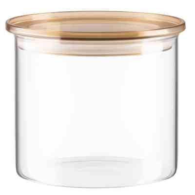 Банка Ardesto Fresh 500 мл, скло, пластик, прозорий (AR1305SFM) Винница