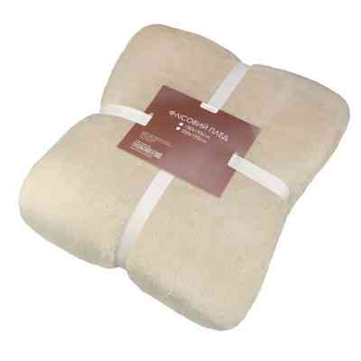 Плед Home Line флисовый Фланель бежевый, 150х195см (164488) Винница