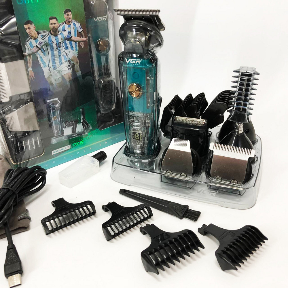 Профессиональная машинка для стрижки волос и бороды VGR Беспроводная машинка для стрижки дома VM-60 Львов - изображение 8