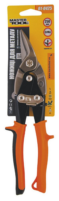 MASTERTOOL Ножиці для металу MASTERTOOL CrMo 250 мм правий різ 01-0425 Коломыя - изображение 4