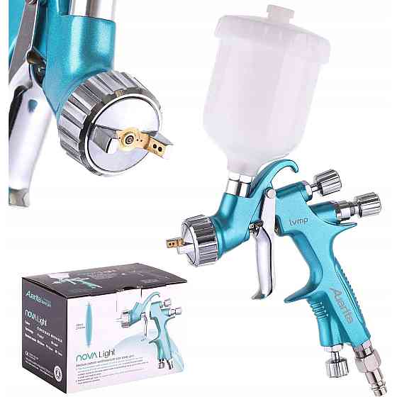 Фарбопульт пневматичний LVMP верх.пласт.бачок 250 мл, 1,2 мм AUARITA NOVA-LIGHT-1.2 Одеса