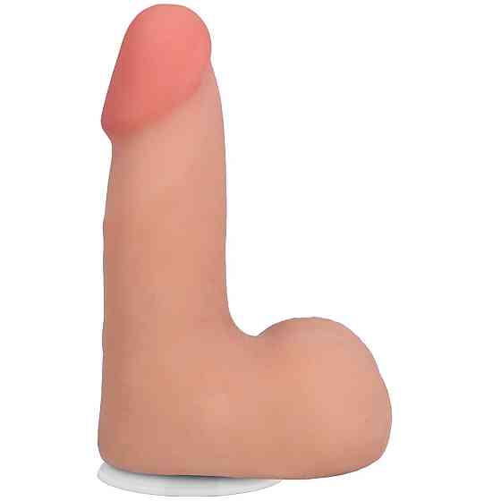 Фалоімітатор Doc Johnson The Realistic Cock ULTRASKYN - 5 Inch with Balls Vanilla Sex Aura Київ