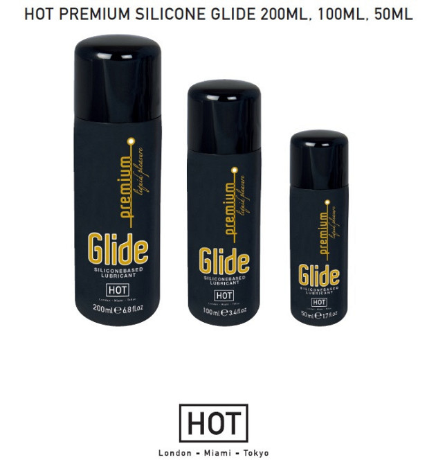 Лубрикант на силиконовой основе HOT Premium Silicone Glide, 100 мл Sex Aura Киев - изображение 2