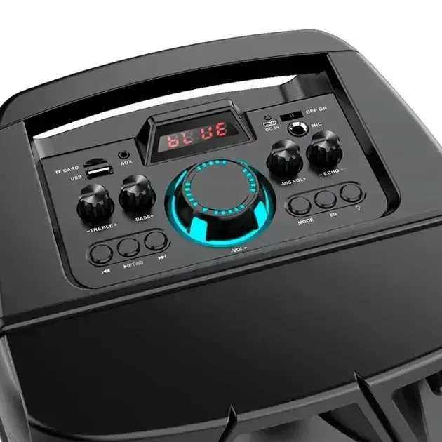 ZQS2801 Портативна Bluetooth колонка 20 Вт, 2x8", 4500 мАг, пульт ДК, мікрофон, музика скрізь Одеса - фото 4