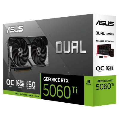 Видеокарта ASUS GeForce RTX5060Ti 16Gb DUAL OC (DUAL-RTX5060TI-O16G) Винница - изображение 7
