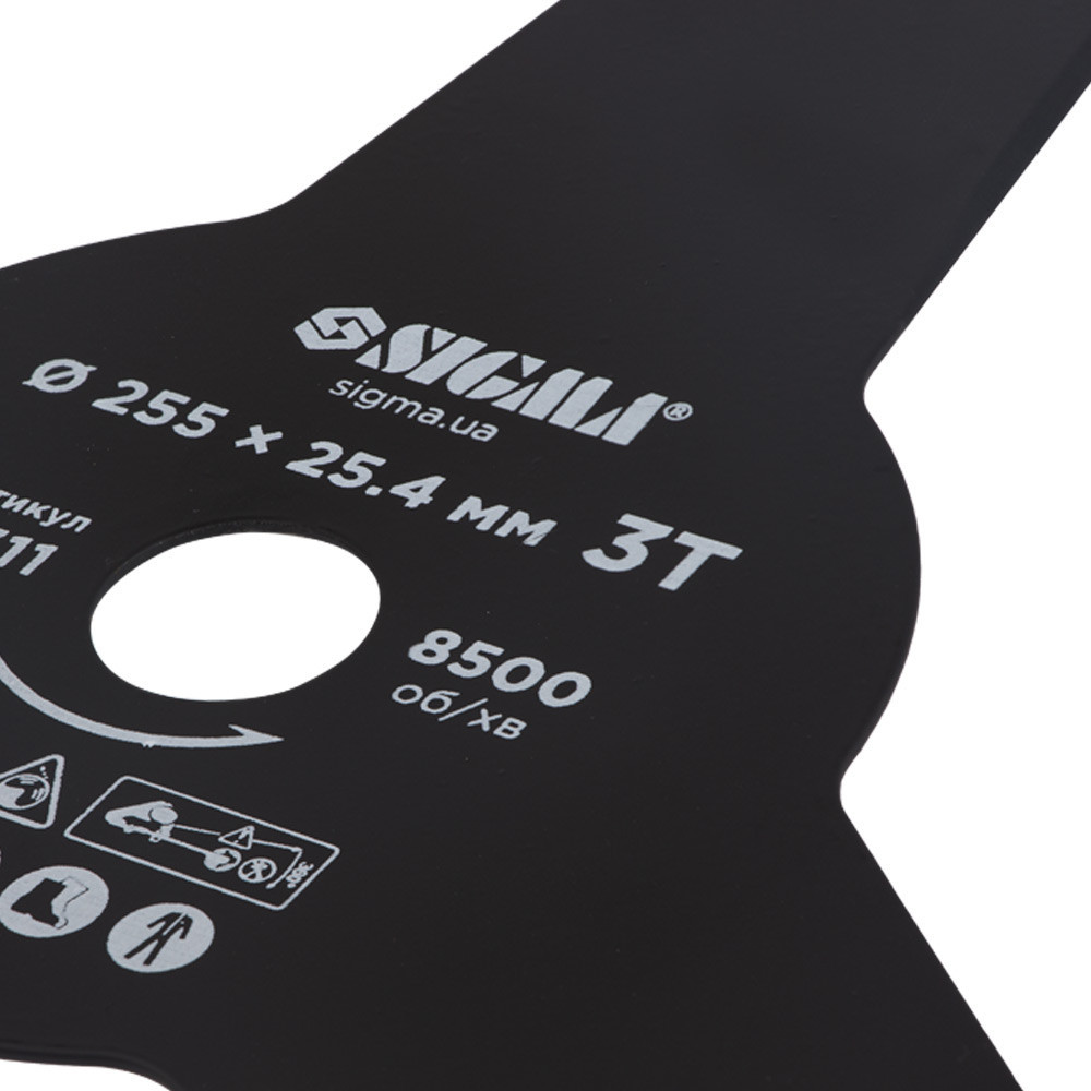 Ніж для тримера Ø255×25.4мм 3Т SIGMA (5624311) Київ - фото 4