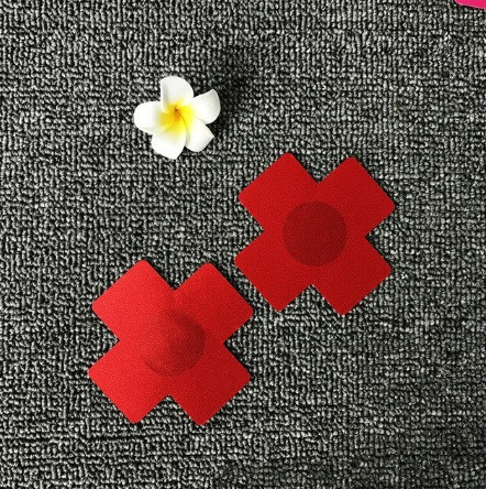 Наклейки на грудь Крест 8 см красный Киев - изображение 1