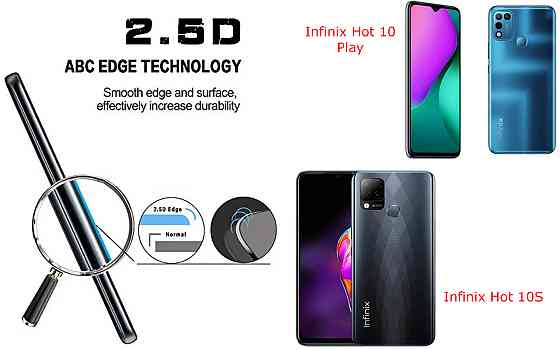Защитное стекло ArmorGlass для Infinix Hot 10 Play, Hot 10S – устойчивое к царапинам и ударам Киев