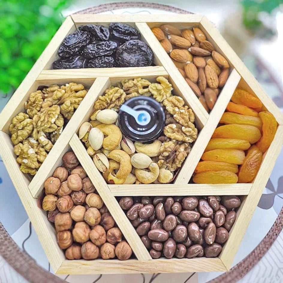 Менажница деревянная 