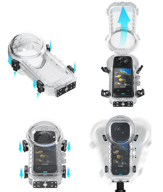 Підводний бокс Insta360 X4 швидкознімний невидимка 30м aMagisn AD14 Київ - фото 2