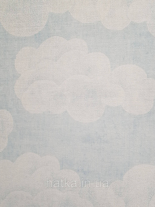 Обои винил на флизелине AS Creation Mia and Paul 0.53х10 детские тучки облака белые на голубом Киев - изображение 2