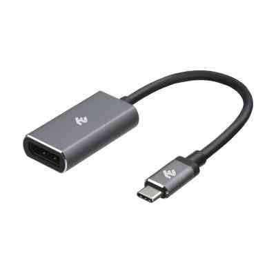 Переходник Type-C to DisplayPort, Alluminum, 0.2м 2E (2E-W1404) Винница