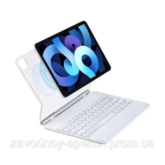 Чехол магнитний iPad Pro 11 A2837 A3358 Клавиатура (белый) Одесса