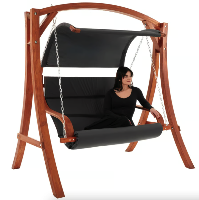 Садова гойдалка Di Volio Pergia двомісна сірий Киев - изображение 2