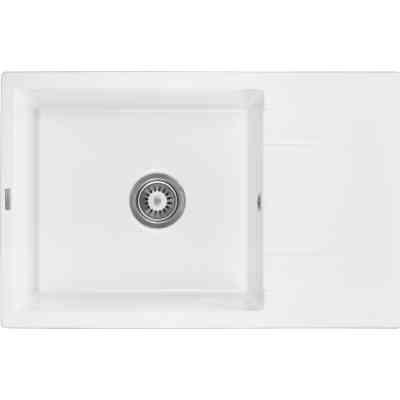 Мийка кухонна GRANADO NAVIA white з сифоном (775*495mm.) (gr3805) Вінниця