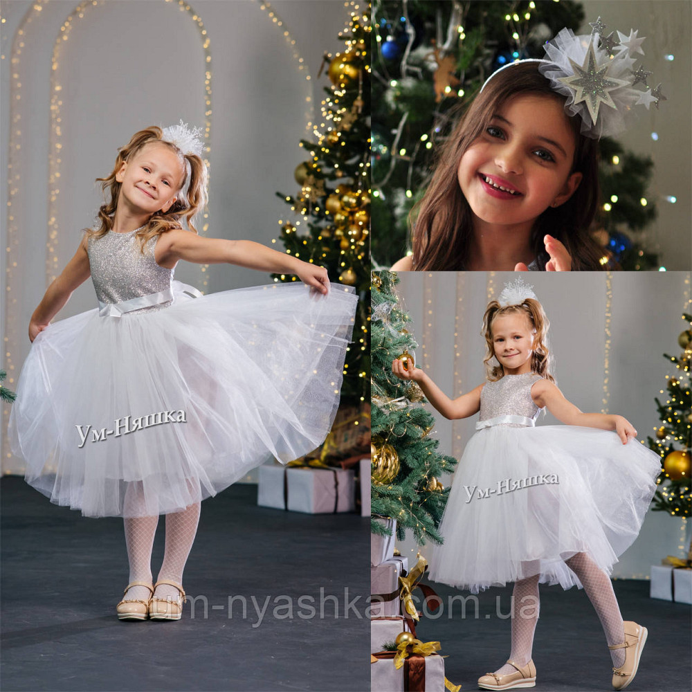 Сукня Зірочки Дитяча срібна сукня костюм Зірочки Кривий Ріг - фото 1