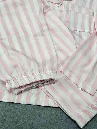 Дитяча піжамка із сатину Рожевий смужка 134-140 Харків