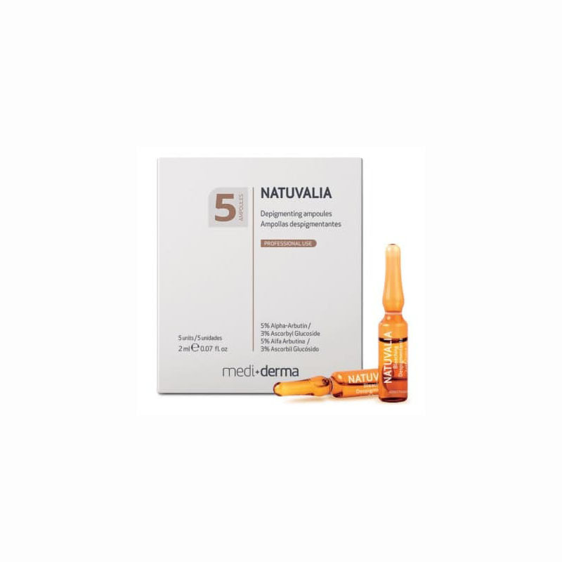 Отбеливающие ампулы NATUVALIA Bleaching Medi+derma, 5х2 мл Днепр - изображение 1